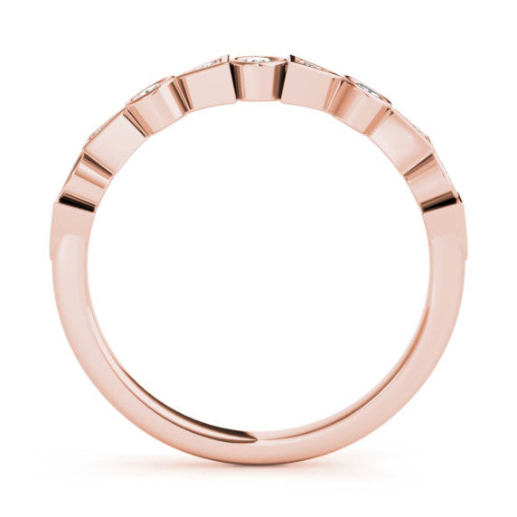 Freya Lab-Grown Diamond Band - Detail View - Vowmira lab-grown diamond jewelry