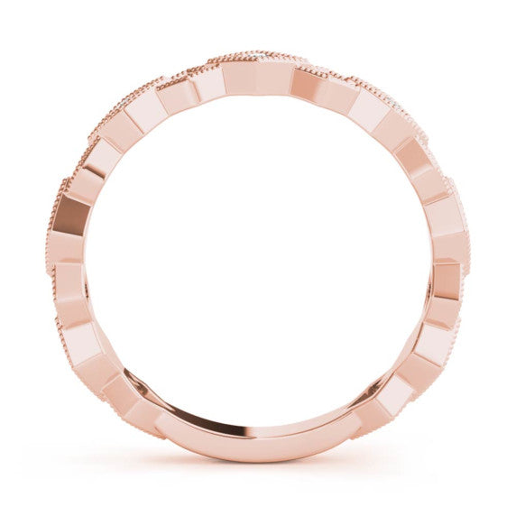 Dorset Lab-Grown Diamond Band - Detail View - Vowmira lab-grown diamond jewelry