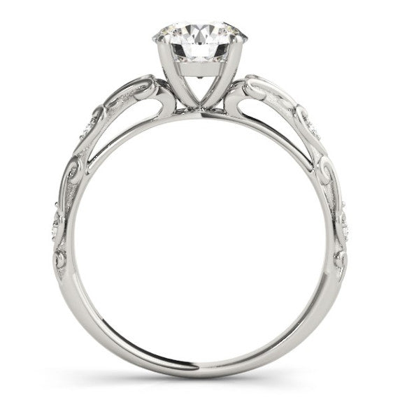 Luisant Heart Cut Lab-Grown Diamond Ring - Detail View - Vowmira lab-grown diamond jewelry