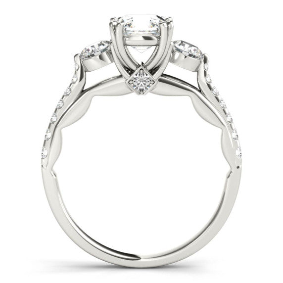 Vineyard Lab-Grown Diamond Ring - Detail View - Vowmira lab-grown diamond jewelry