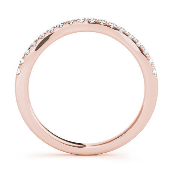 Contessa Lab-Grown Diamond Band - Detail View - Vowmira lab-grown diamond jewelry