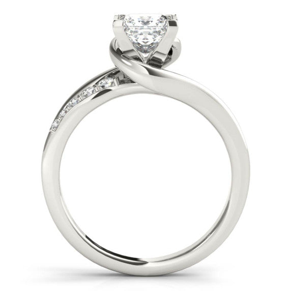 Santa Fe Princess Cut Lab-Grown Diamond Ring - Detail View - Vowmira lab-grown diamond jewelry