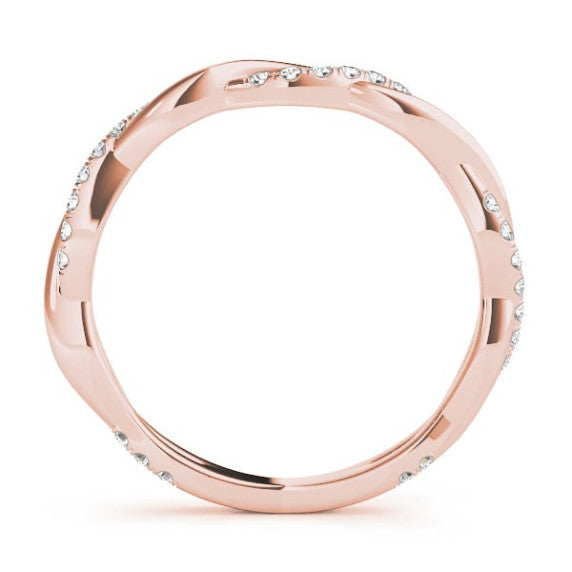 Birch Lab-Grown Diamond Band - Detail View - Vowmira lab-grown diamond jewelry