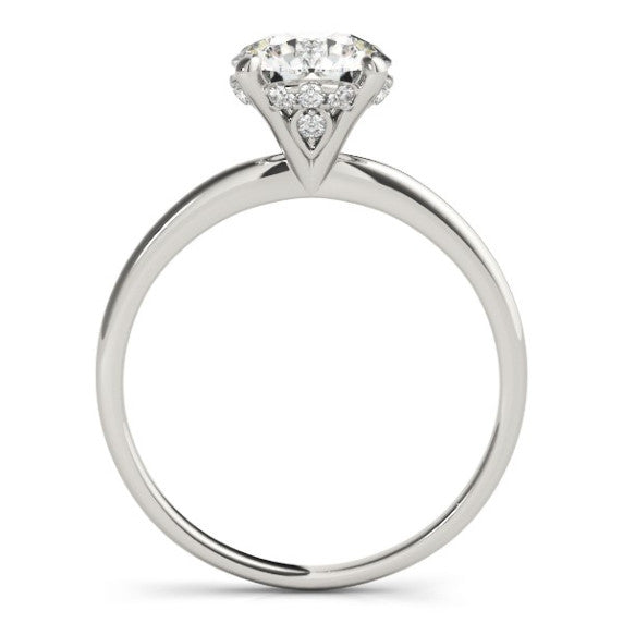 Quiet Beauty Round Lab-Grown Diamond Ring - Detail View - Vowmira lab-grown diamond jewelry