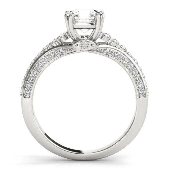 Vivace Lab-Grown Diamond Ring - Detail View - Vowmira lab-grown diamond jewelry