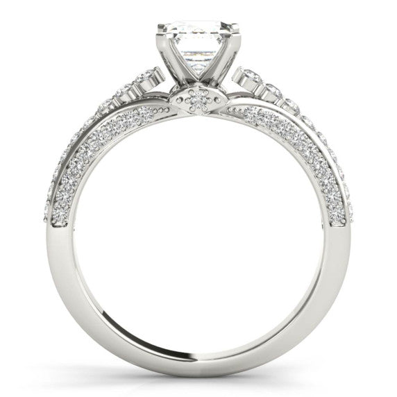 Vivace Lab-Grown Diamond Ring - Detail View - Vowmira lab-grown diamond jewelry
