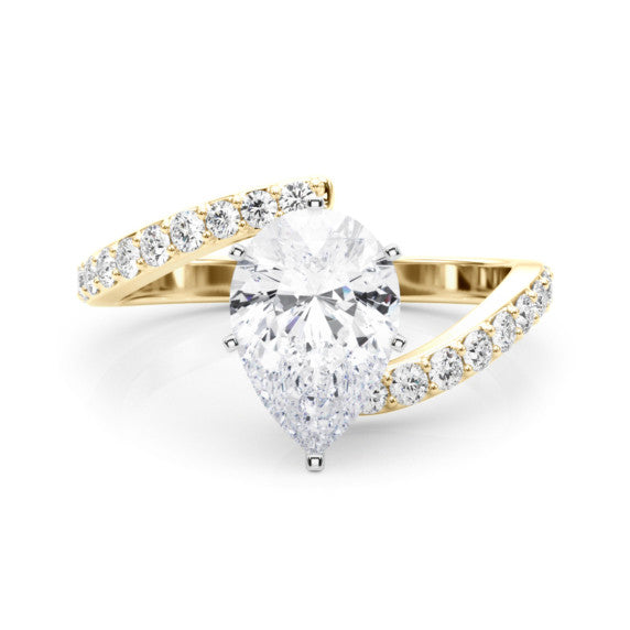 Hyacinth Asscher Cut Lab-Grown Diamond Ring - Main View - Vowmira lab-grown diamond jewelry