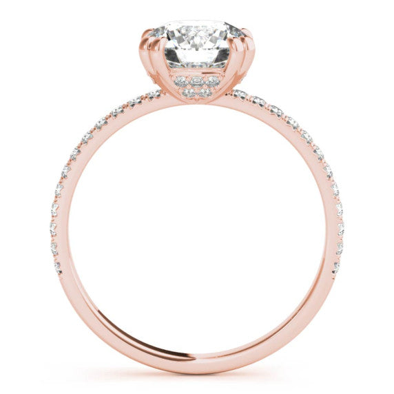 Scarlett Pave Lab-Grown Diamond Ring - Detail View - Vowmira lab-grown diamond jewelry