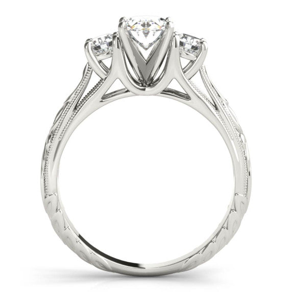 Madrid Oval Lab-Grown Diamond Ring - Detail View - Vowmira lab-grown diamond jewelry