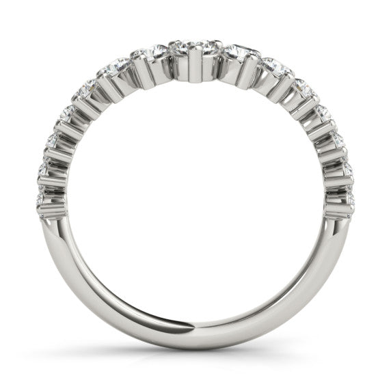 Isabella Band - Detail View - Vowmira lab-grown diamond jewelry