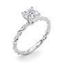 Jasmina Lab-Grown Diamond Ring - Detail View - Vowmira lab-grown diamond jewelry