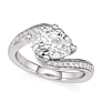 Chatham Lab-Grown Diamond Ring - Detail View - Vowmira lab-grown diamond jewelry