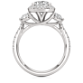 Carmel Cushion Cut Lab-Grown Diamond Ring - Detail View - Vowmira lab-grown diamond jewelry