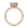 Dora Princess Cut Lab-Grown Diamond Ring - Detail View - Vowmira lab-grown diamond jewelry