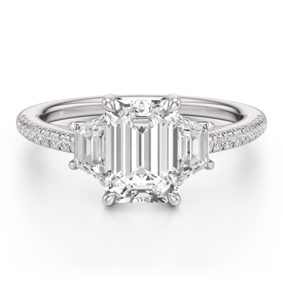 Merano Lab-Grown Diamond Ring - Main View - Vowmira lab-grown diamond jewelry