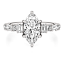 Arabella Marquise Cut Lab-Grown Diamond Ring - Detail View - Vowmira lab-grown diamond jewelry