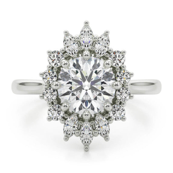 Katharine Lab-Grown Diamond Ring - Main View - Vowmira lab-grown diamond jewelry