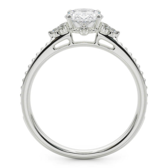 Audrey Lab-Grown Diamond Ring - Detail View - Vowmira lab-grown diamond jewelry