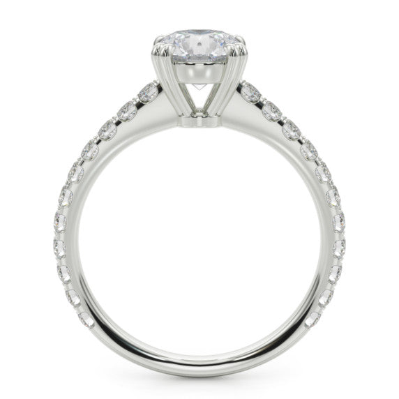 Claire Lab-Grown Diamond Ring - Detail View - Vowmira lab-grown diamond jewelry