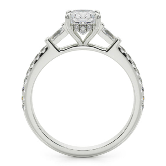 Sierra Lab-Grown Diamond Ring - Detail View - Vowmira lab-grown diamond jewelry