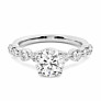 Eva Lab-Grown Diamond Ring - Detail View - Vowmira lab-grown diamond jewelry