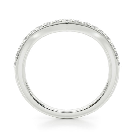 Bellamy Diamond Lab-Grown Diamond Band - Detail View - Vowmira lab-grown diamond jewelry