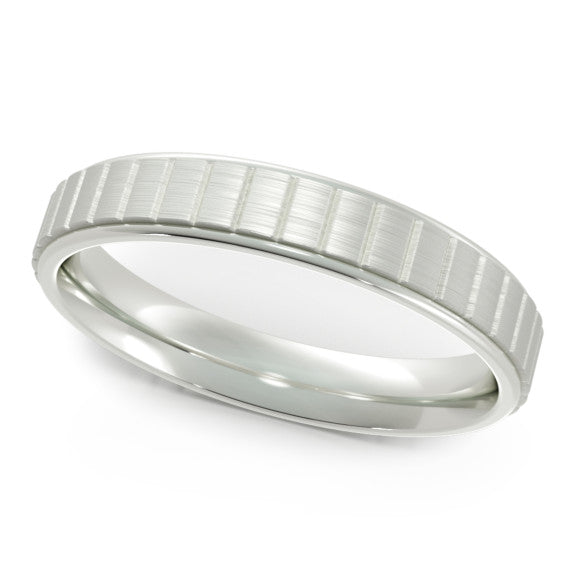Zachary Lab-Grown Diamond Men's Band - Main View - Vowmira lab-grown diamond jewelry