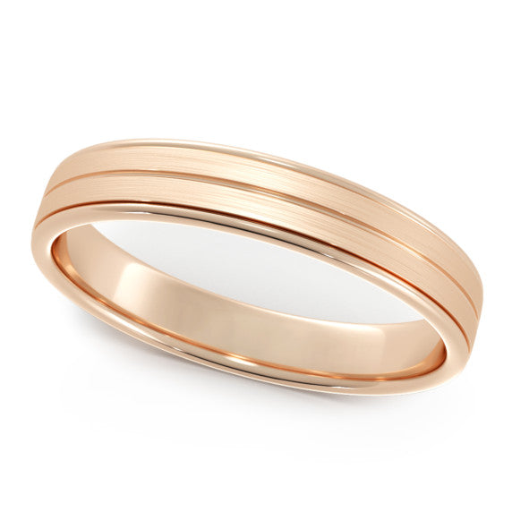 Nathan Lab-Grown Diamond Men's Band - Main View - Vowmira lab-grown diamond jewelry