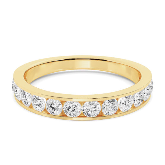 Aegis Lab-Grown Diamond Band - Main View - Vowmira lab-grown diamond jewelry
