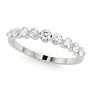 1/2 ct. tw. 9 Stone Single Shared Prong Lab-Grown Diamond Band - Detail View - Vowmira lab-grown diamond jewelry