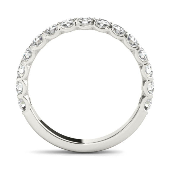 Allégro Scalloped Lab-Grown Diamond Ring - Detail View - Vowmira lab-grown diamond jewelry