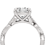 Rhea Cushion Cut Lab-Grown Diamond Ring - Detail View - Vowmira lab-grown diamond jewelry
