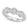 Heidi Five-Stone Lab-Grown Diamond Band - Detail View - Vowmira lab-grown diamond jewelry