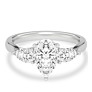 Odyssey Pear Lab-Grown Diamond Ring - Detail View - Vowmira lab-grown diamond jewelry