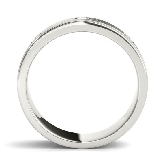 Athos Lab-Grown Diamond Band - Detail View - Vowmira lab-grown diamond jewelry