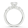 Mila Cushion Cut Lab-Grown Diamond Ring - Detail View - Vowmira lab-grown diamond jewelry