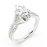 Vienna Marquise Cut Lab-Grown Diamond Ring - Detail View - Vowmira lab-grown diamond jewelry
