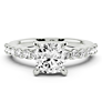 Alessia Cushion Cut Lab-Grown Diamond Ring - Detail View - Vowmira lab-grown diamond jewelry