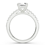 Renata Asscher Cut Lab-Grown Diamond Ring - Detail View - Vowmira lab-grown diamond jewelry
