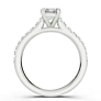 Munich Emerald Cut Lab-Grown Diamond Ring - Detail View - Vowmira lab-grown diamond jewelry