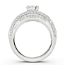 Bellagio Oval Lab-Grown Diamond Ring - Detail View - Vowmira lab-grown diamond jewelry