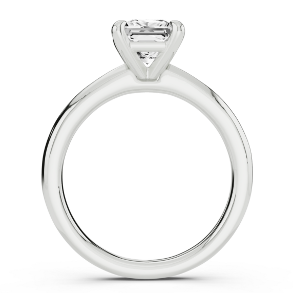 Lilla Princess Cut Lab-Grown Diamond Ring - Detail View - Vowmira lab-grown diamond jewelry