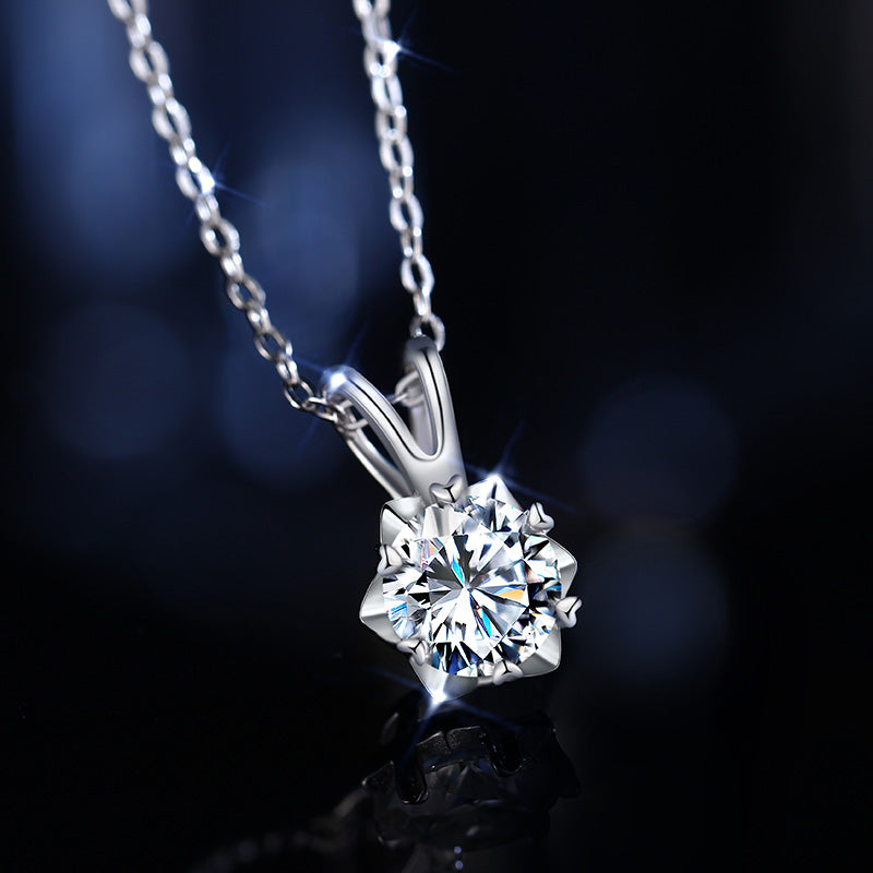 Classic Star Light Lab-Grown Diamond Pendant Necklace - View 6 - Vowmira lab-grown diamond jewelry