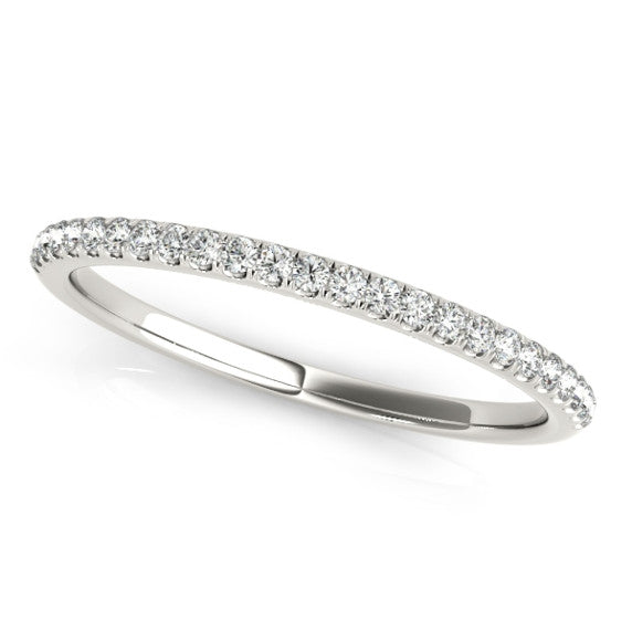 Delicate Halo Lab-Grown Diamond Band - Main View
