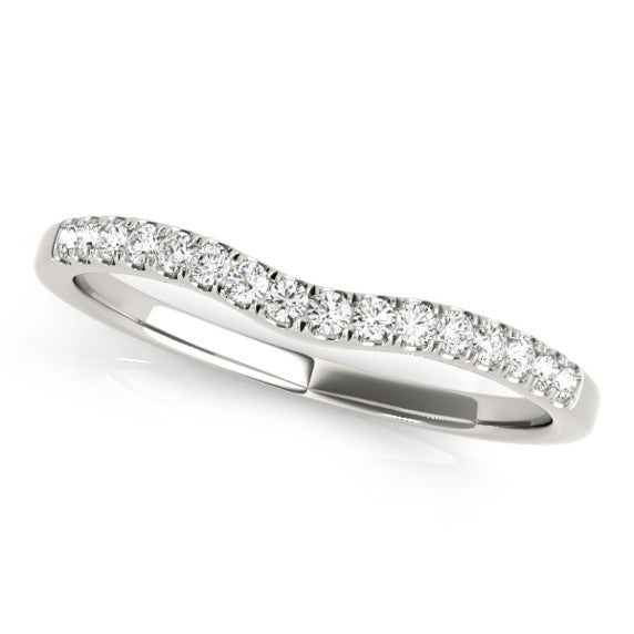 Epaulette Lab-Grown Diamond Band - Main View - Vowmira lab-grown diamond jewelry