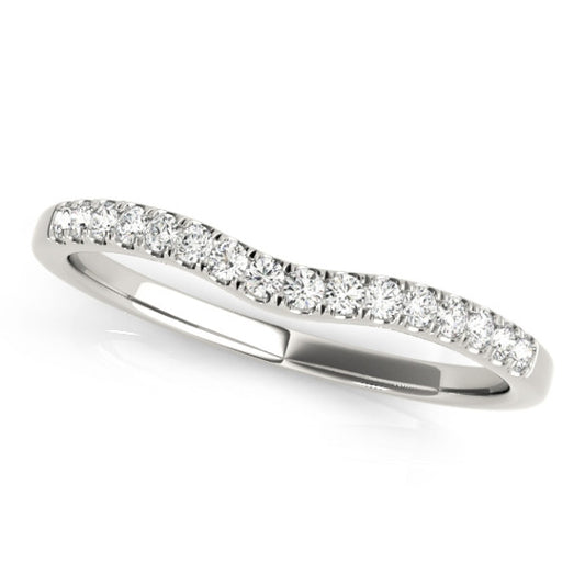 Epaulette Lab-Grown Diamond Band - Main View - Vowmira lab-grown diamond jewelry