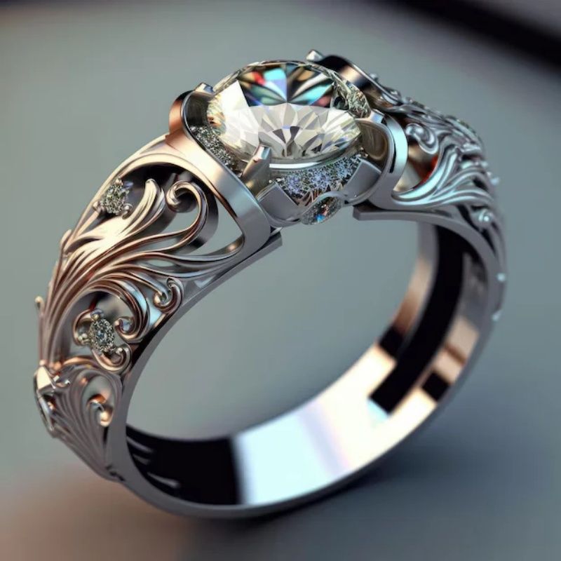 Luisant Heart-Cut Lab-Grown Diamond Ring - main product view - Vowmira lab-grown diamond jewelry