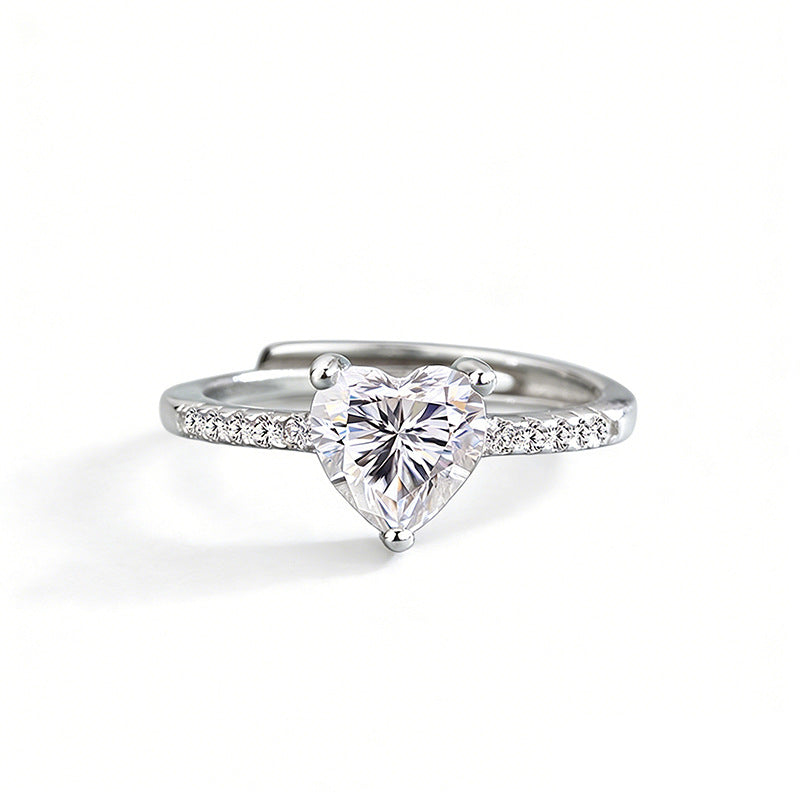 Zara Heart Cut Lab-Grown Diamond Ring - alternate product view 2 - Vowmira lab-grown diamond jewelry