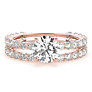 Windermere Lab-Grown Diamond Bridal Set - Side View - Vowmira lab-grown diamond jewelry
