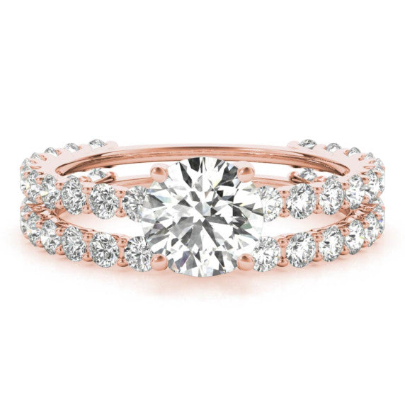 Windermere Lab-Grown Diamond Bridal Set - Main View - Vowmira lab-grown diamond jewelry